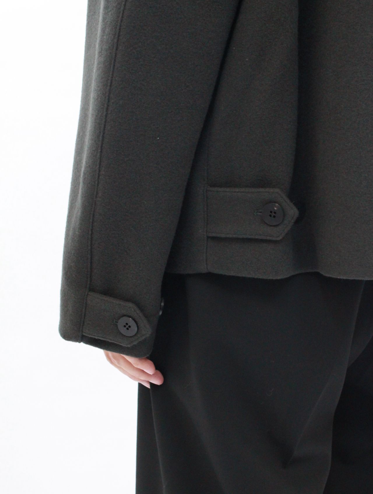 【25AW】ゼン モッサー ウール ブルゾン / ZEN MOSSER WOOL BLOUSON / ペッパーコーン