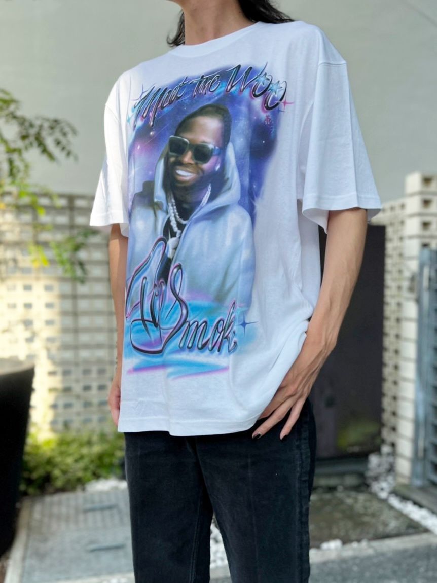 有名ラッパー！！pop smoke ラップTシャツ hiphop ブラック - Tシャツ