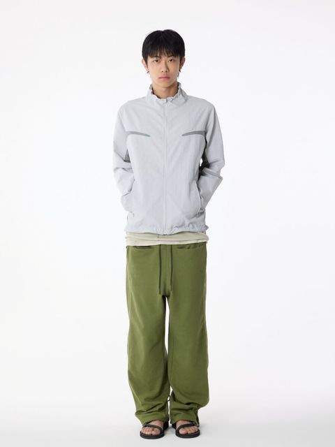 スラント ジャケット ジップアップ ジャケット / SLANT JACKET / ライトグレー SG27SSOTJK001