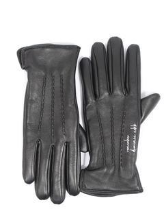 【25AW】メッセージ  シープレザー グローブ / "REMEMBER?" LEATHER GROVE / ブラック
