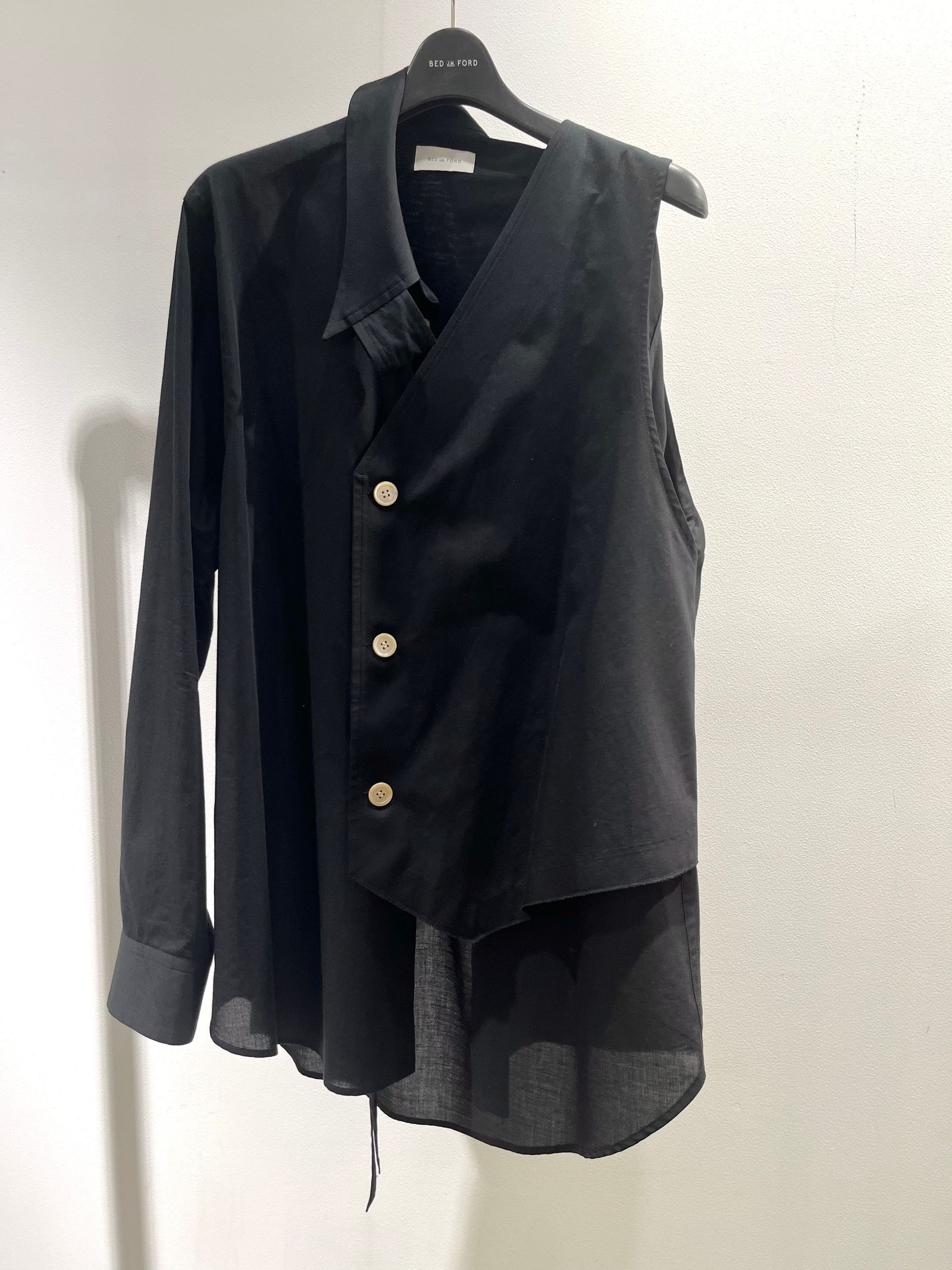 BED J.W. FORD - 【23SS】レイヤード ベストシャツ / LAYERED VEST