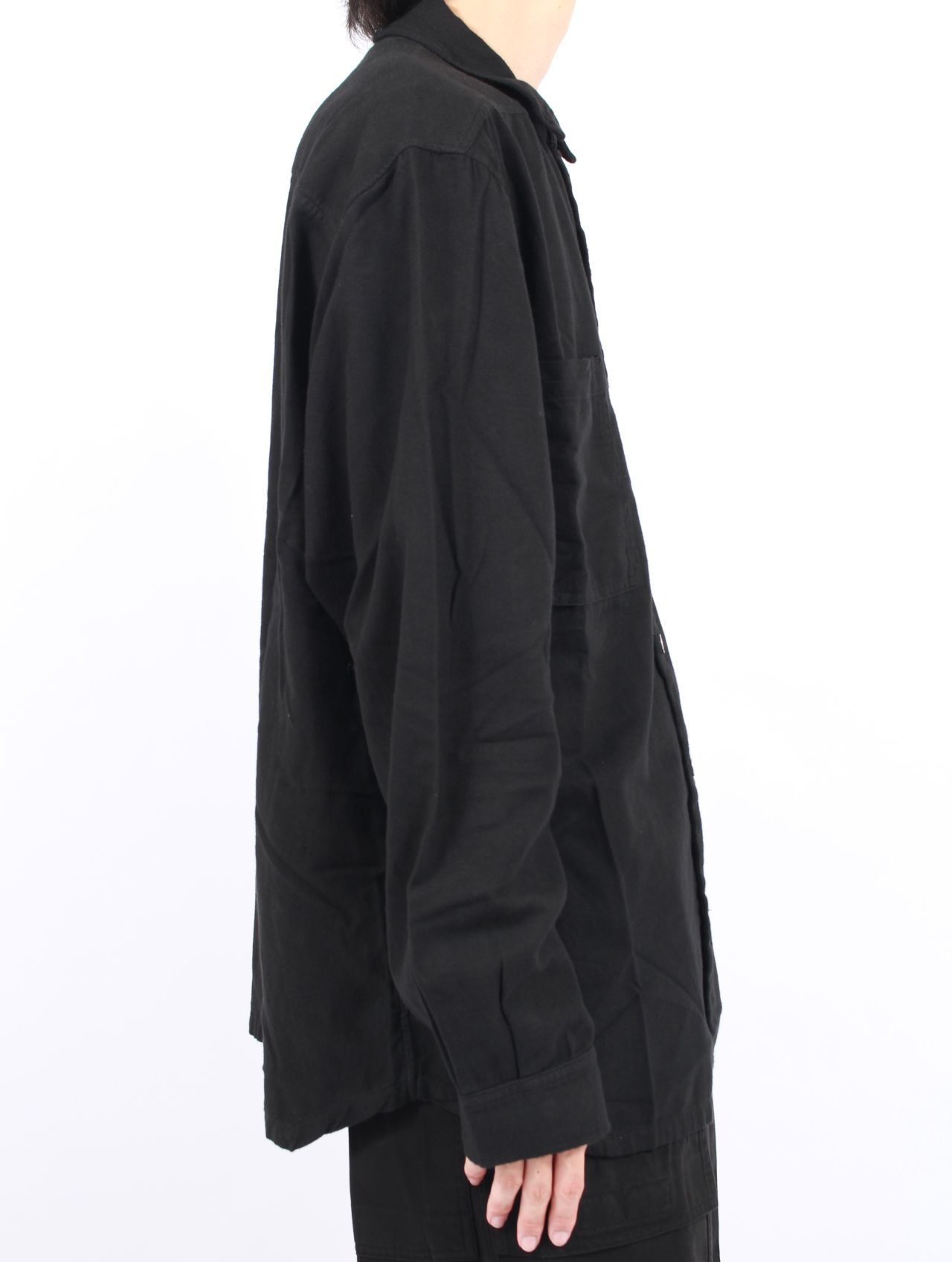 【25AW】ジャンボ アウター シャツ / JUMBO OUTERSHIRT / ブラック