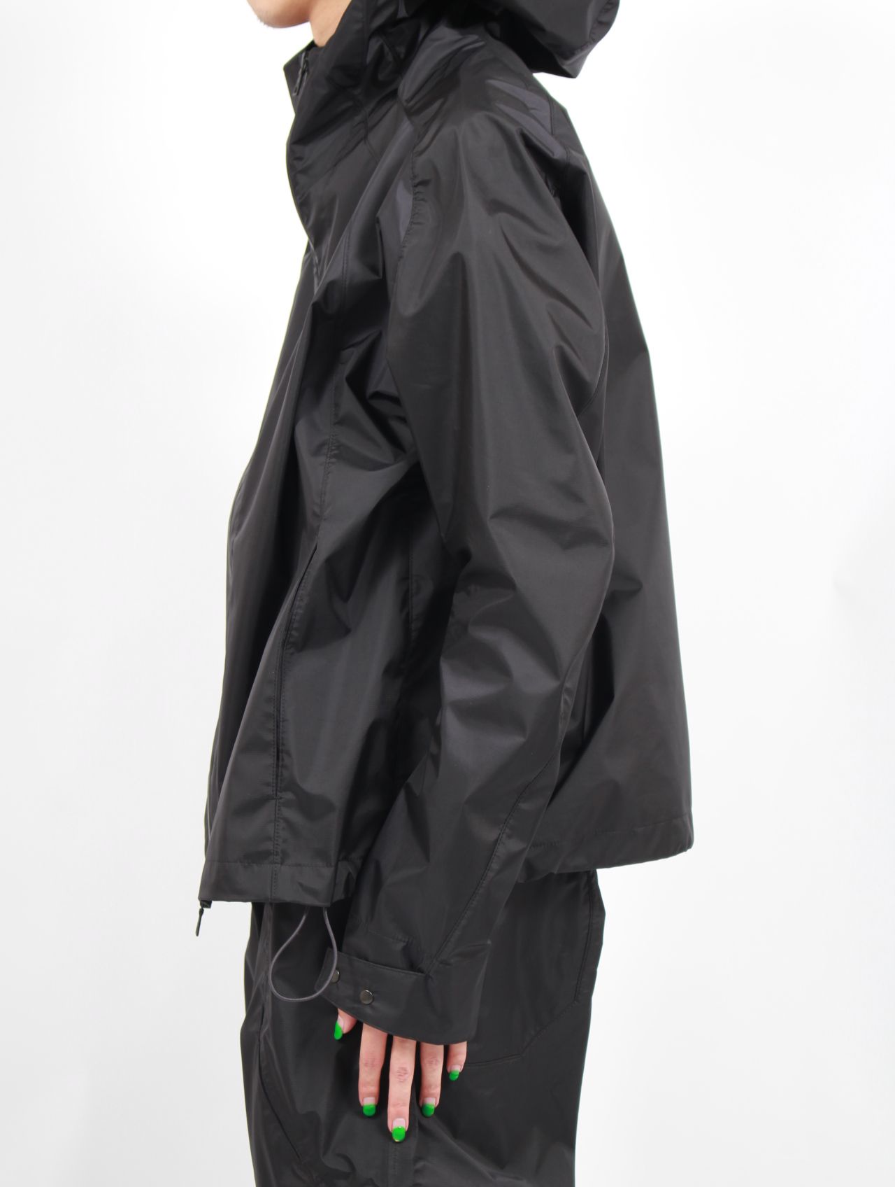 【25SS】ショート ナイロン 3L パーカー / Short Parka 3L Nylon / ブラック