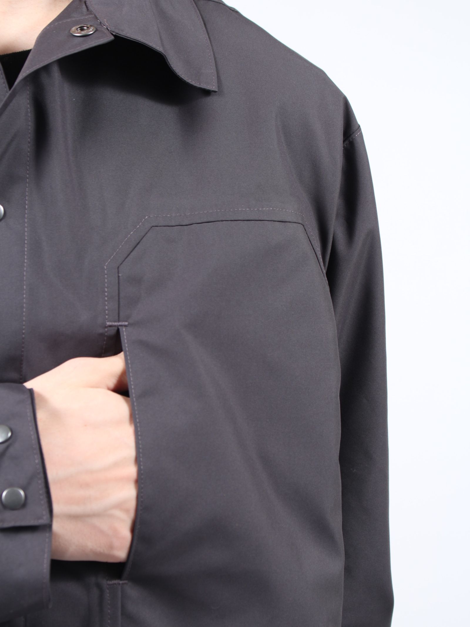 【24AW】6ポケット パネル ワークジャケット / 6POCKET PANEL WORK JACKET / グレー