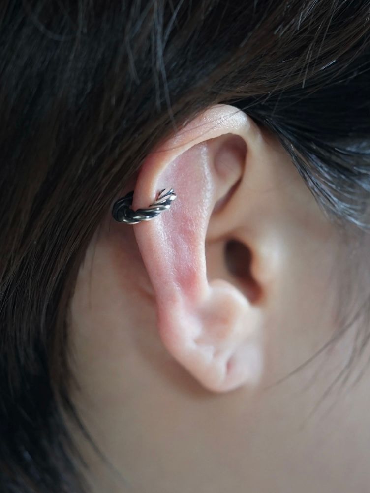 プレス イヤーカフ / PRESS EARCUFF (SMALL) SV / シルバー