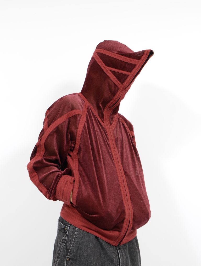 JIAN YE - 【25SS】メッシュ フーディー ジップアップ パーカー / MESH 