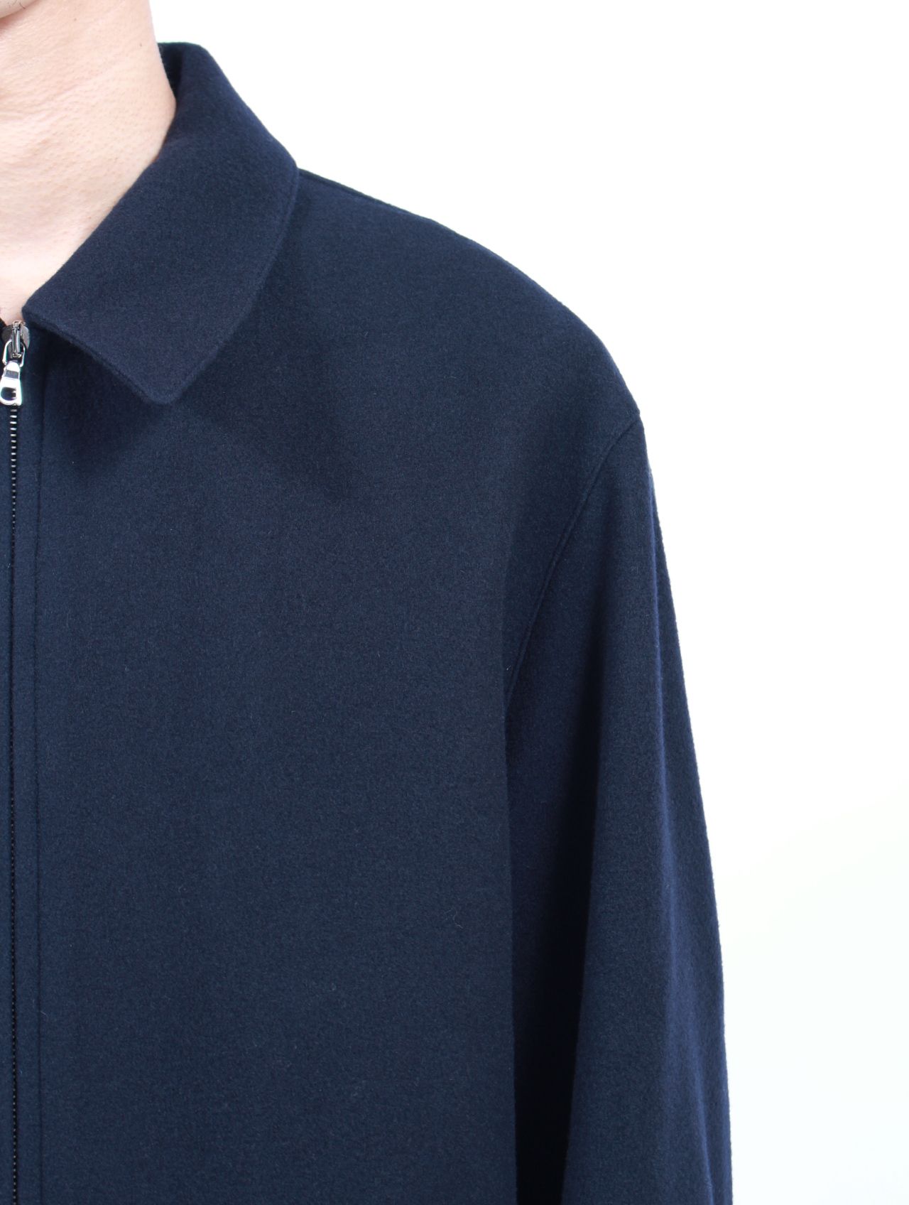 【25AW】ゼン モッサー ウール ブルゾン / ZEN MOSSER WOOL BLOUSON / ダークネイビー