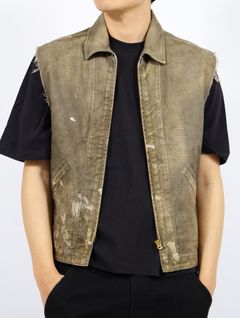 【25SS】セージ ペイント ベスト / SERGE PAINT VEST / グレー