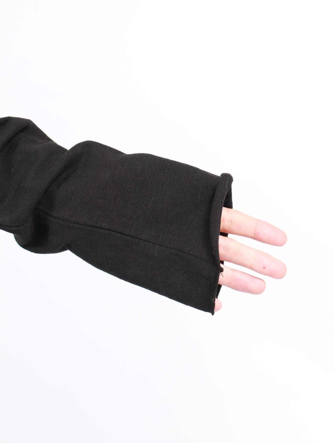 ライトウェイト クロップド ジップアップ フーディー パーカー / LIGHTWEIGHT CROPPED  ZIP UP / BLACK (ブラック)