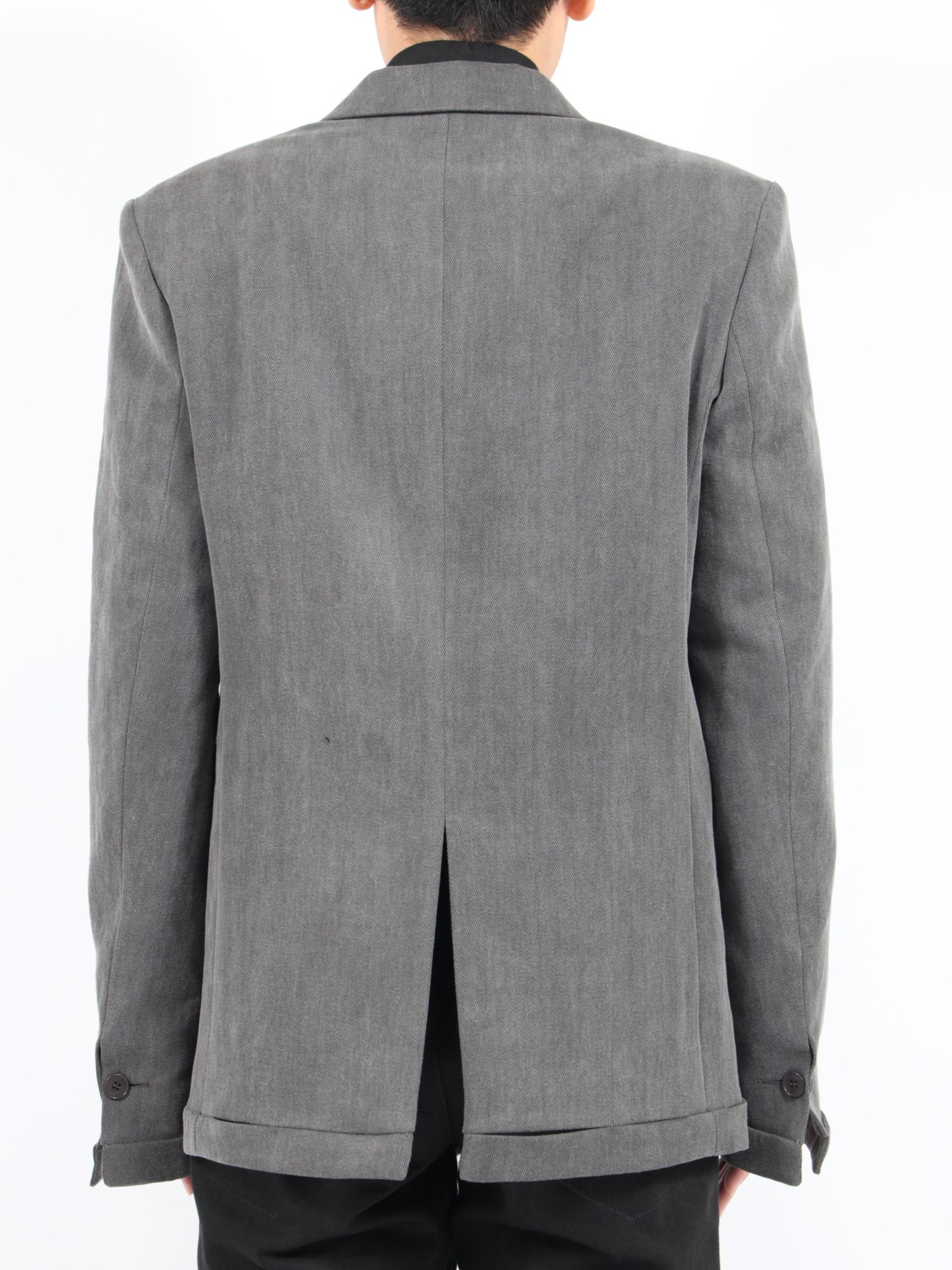 【24AW】モデュラー ヘムジャケット / MODULAR HEM JACKET / オフブラック