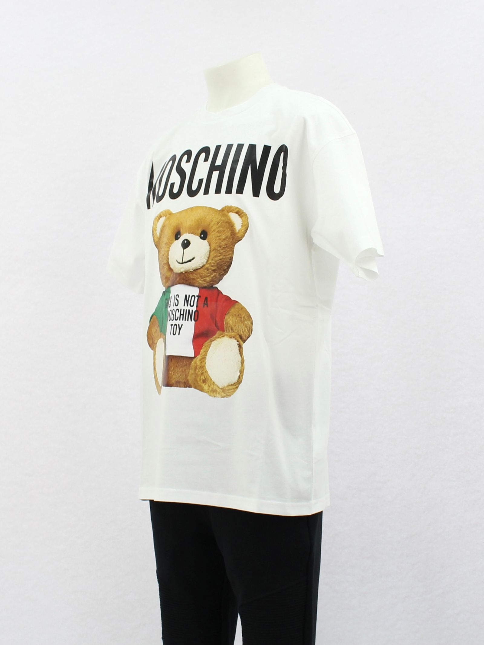 MOSCHINO - オーバーサイズ イタリアン ベアプリントTシャツ / OVER 