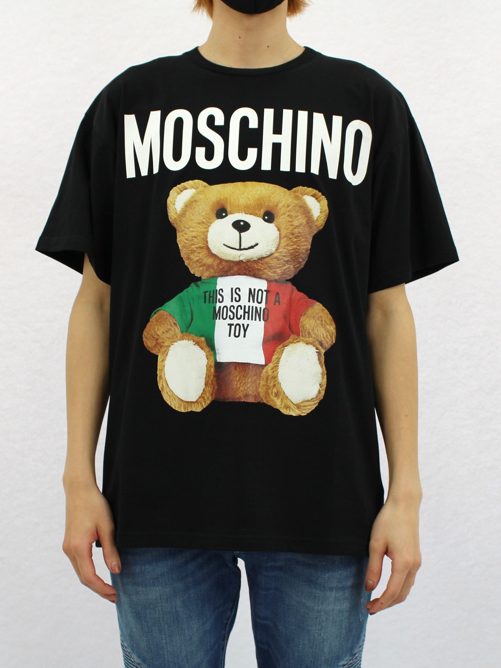 標準保証 2017ss MOSCHINO teddy モスキーノ テディＴシャツ Tシャツ/カットソー(半袖/袖なし)