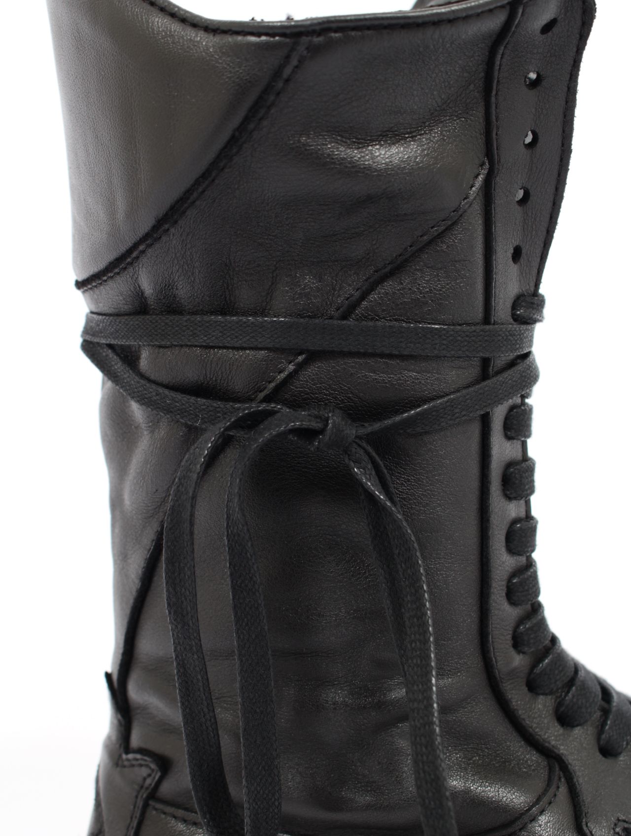 【25AW】パルネ ボクシング ハイカット スニーカー / PALNE BOXING HIGH CUT SNEAKER / ブラック