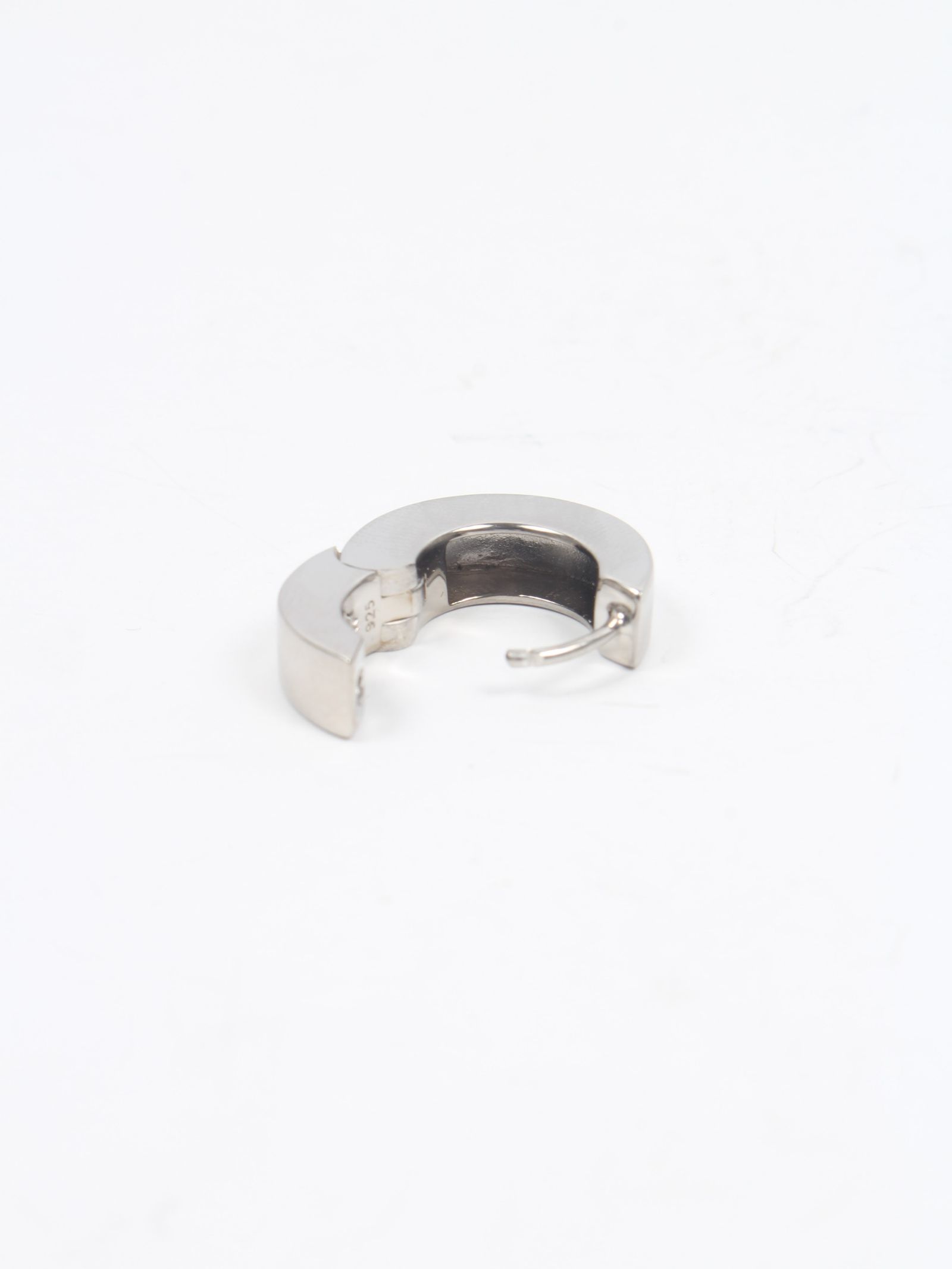 【両耳用】アーチフープ スモール ポリッシュド ピアス / ARCH HOOP SMALL POLISHED / シルバー