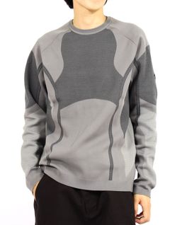 【25AW】プーマ × サンサンギア ニット ロングスリーブ / PUMA ×SAN SAN GEAR KNIT LS / ミッドグレー