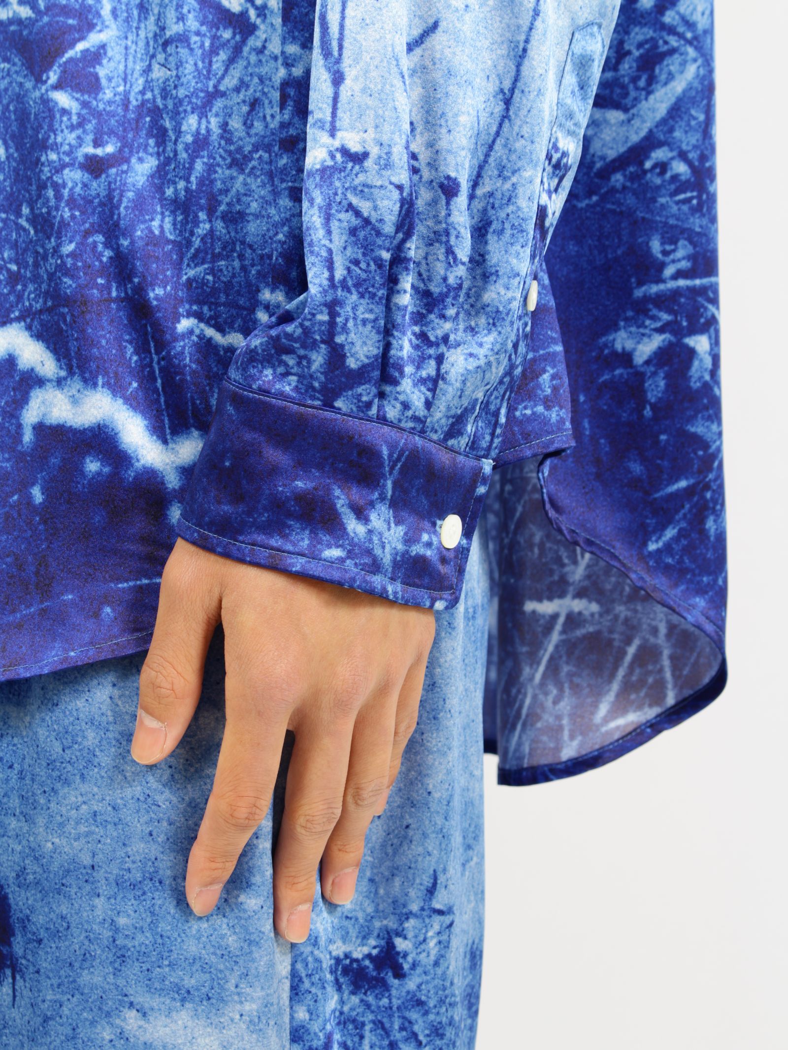 【26SS】ティム・バーバー フォトグラフ シャツ 長袖 / TIM BARBER PHOTOGRAPH SHIRT / ブルー