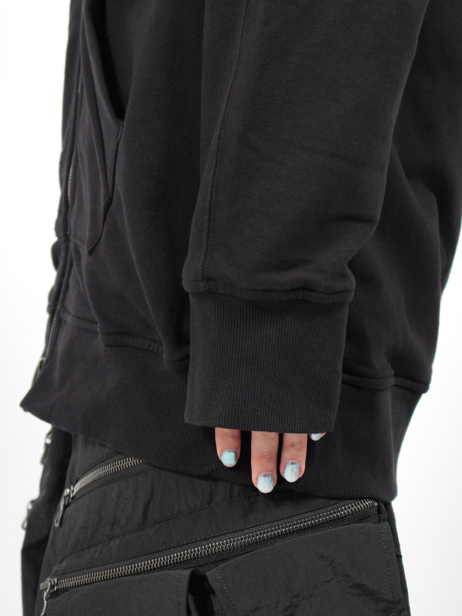 JULIUS - 【24AW】コットン スウェット ジップアップ フーディー