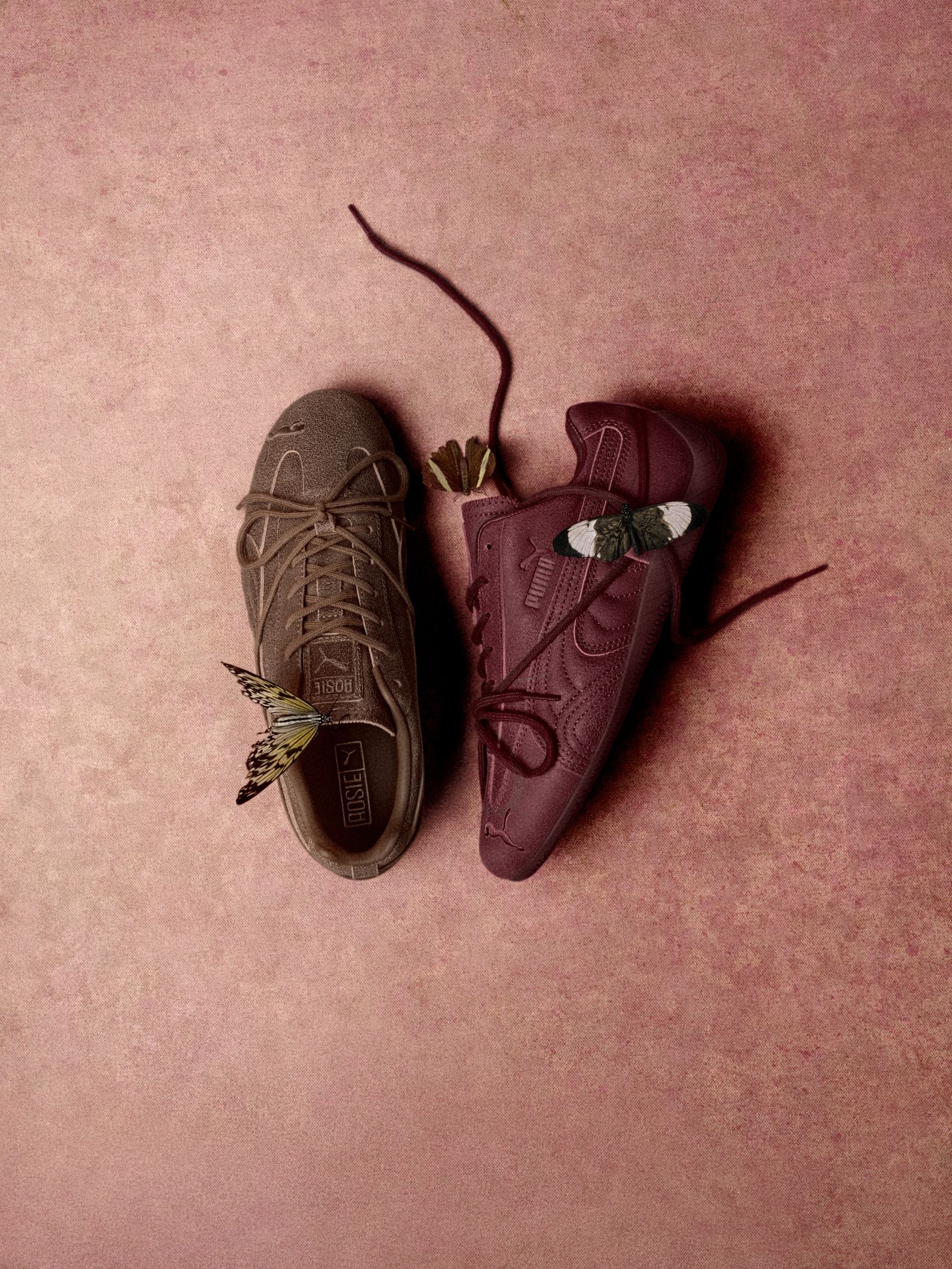 【BLACKPINK ブラックピンク ロゼコラボ】 スピードキャット スニーカー / SPEEDCAT VTG BURGUNDY X ROSE / 01 BURGUNDY-AUBE ( レッド )