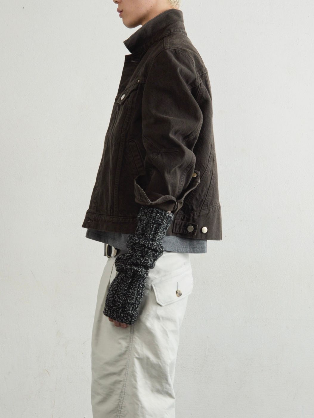 [Clove]★24FW★韓国人気★Trucker Jacket YOKE TRUCKER JACKET [BLACK] - Fresh Service NECESSARY or