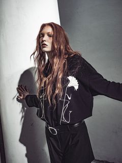 【25SS】エンブロイダリー オープンカラー シャツ / EMBROIDERY OC SHIRT / ブラック