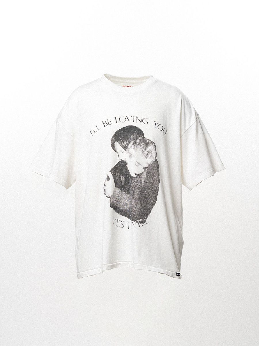 【26SS】”ラヴィング” Tシャツ 半袖 カットソー / ”LOVING" TEE T/C / ホワイト