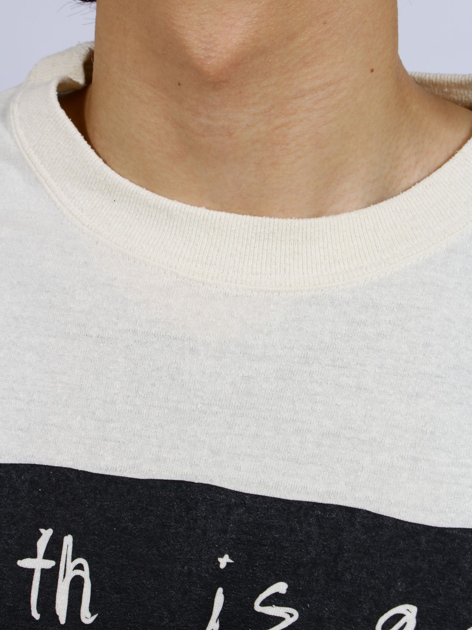 【26AW】ステイトメント イン ディセンバー ロングスリーブ Tシャツ / STATEMENT IN DECEMBER(L/S TEE) / キャンバス