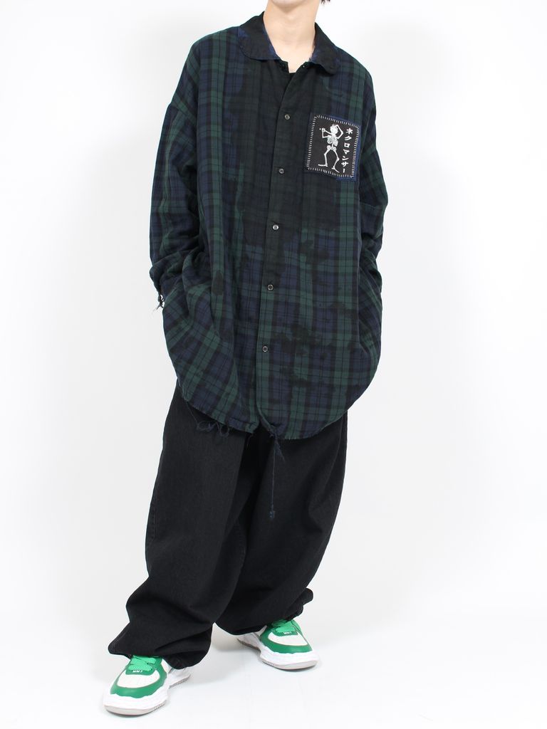 KIDILL - 【24SS】ピーターパン シャツ / PETER PAN SHIRT / ブルー 