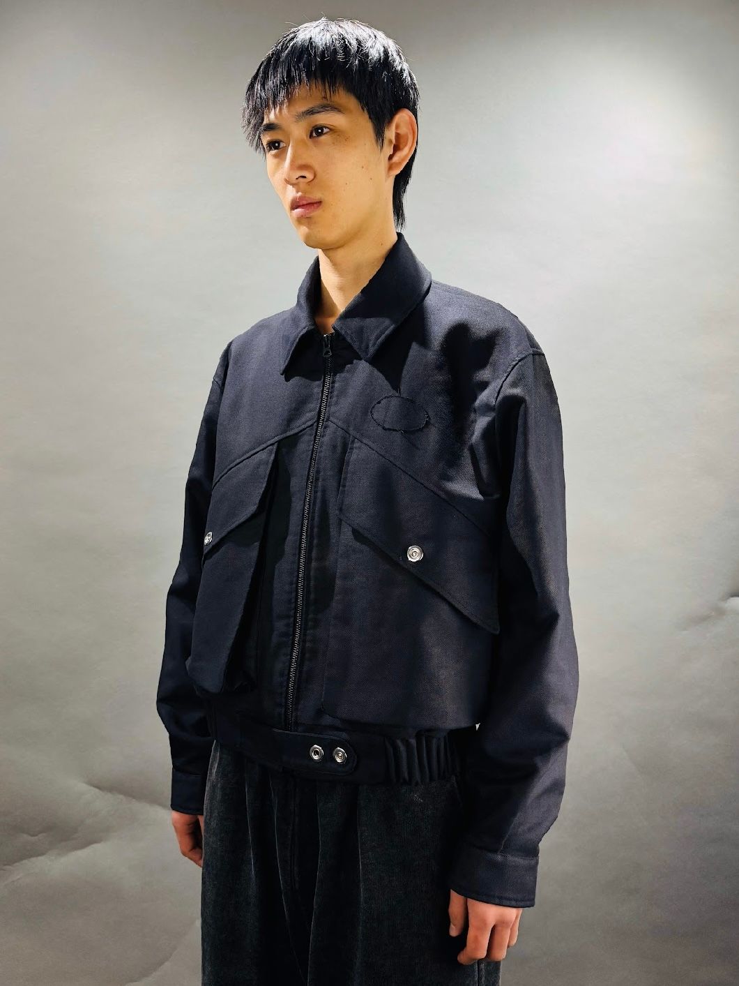【25AW】モールスキン フライト ジャケット / FLIGHT JKT by MOLESKIN / ブラック