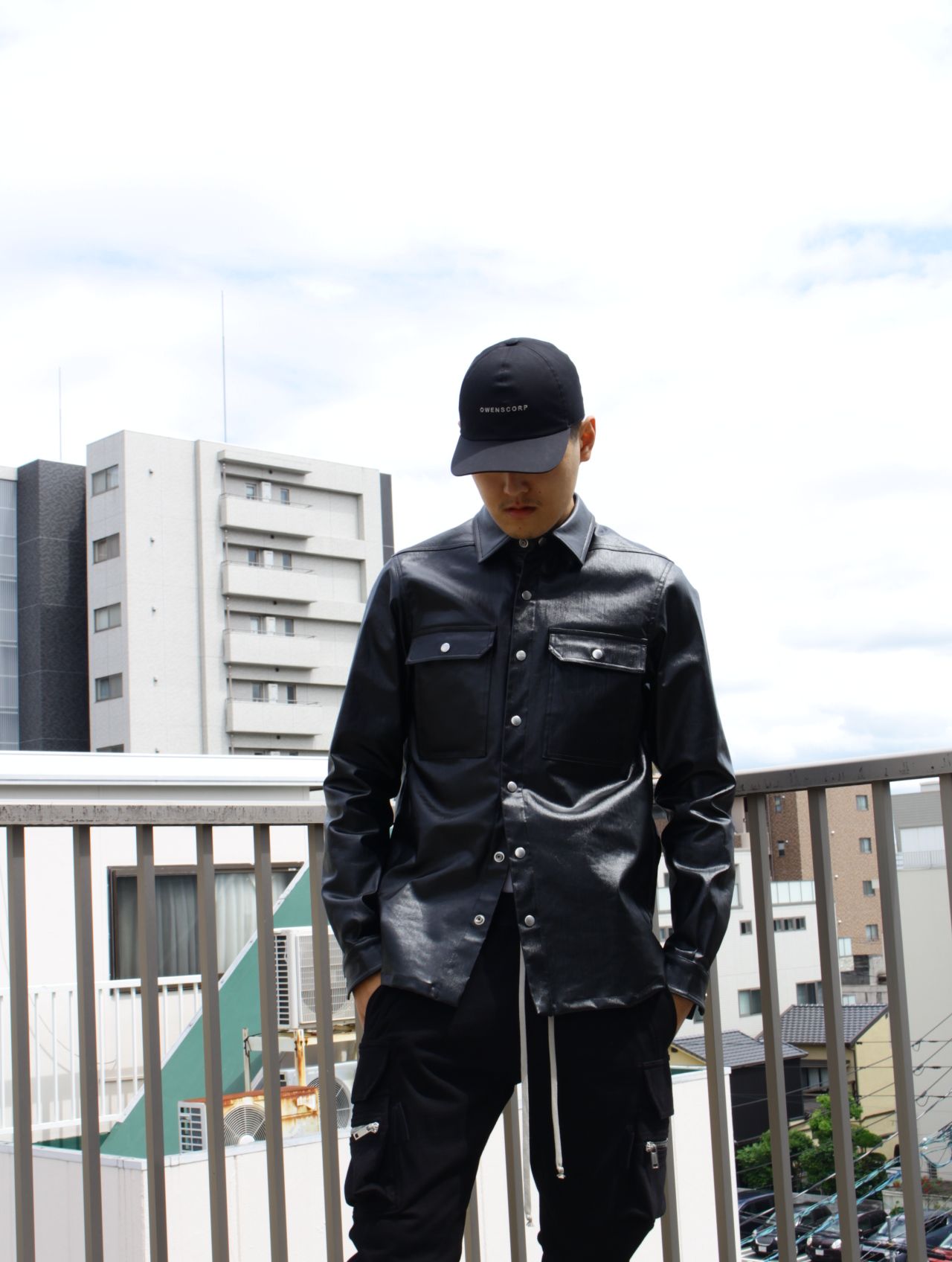 【25SS】ベースボール キャップ 帽子 / BASEBALL CAP / ブラック×パール