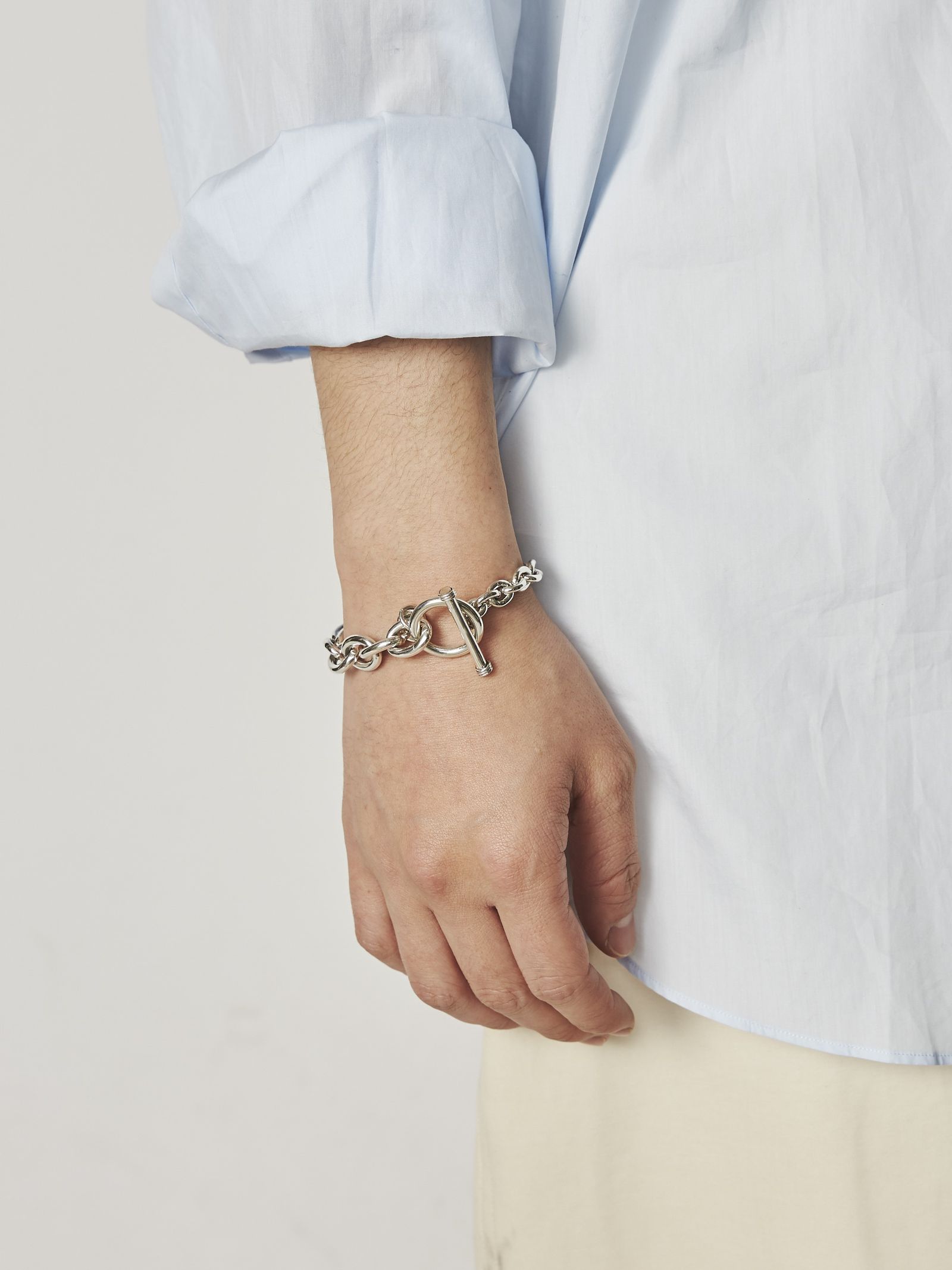 クレッシェンド オーバル リンク ブレスレット / CRESCENDO OVAL LINK-12mm- / シルバー