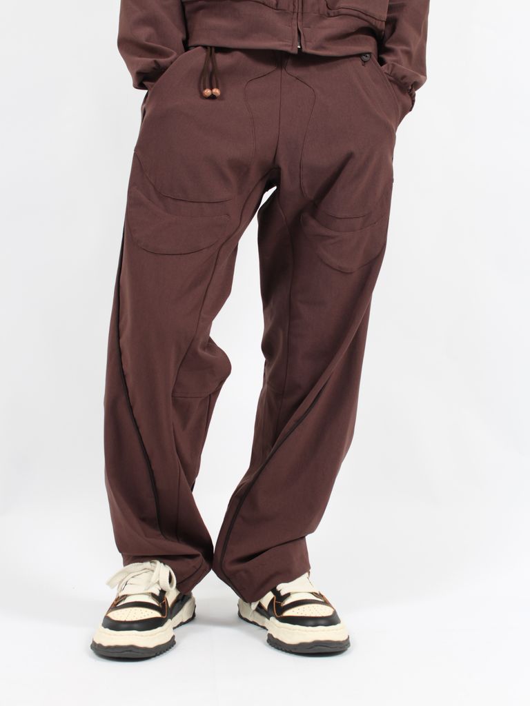 JIAN YE - 【24AW】HNMN パンツ / HNMN PANTS / ブラウン | STORY
