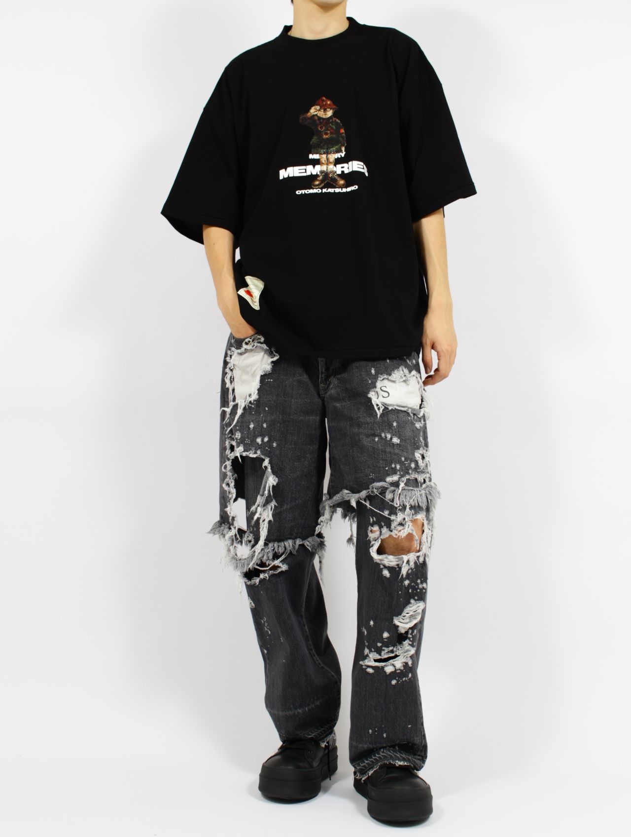 【26SS】メモリーズ" 大友克洋 "大砲の街" Tシャツ/ MEMORIES "CANNON FODDER" S/SL Tee / ブラック