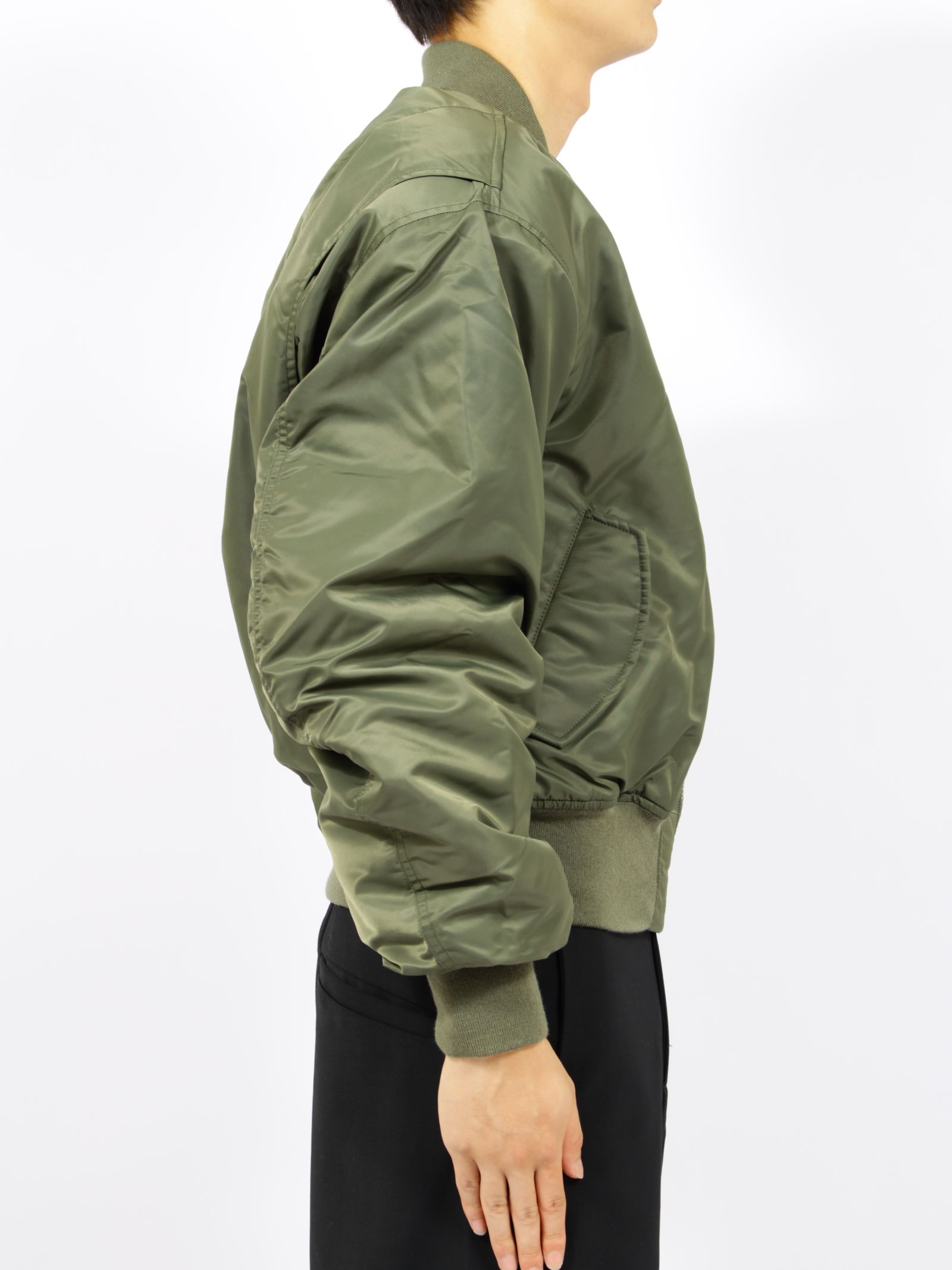 クロップド ブロード ボンバー / CROPPED BROAD BOMBER / KHAKI(カーキ)