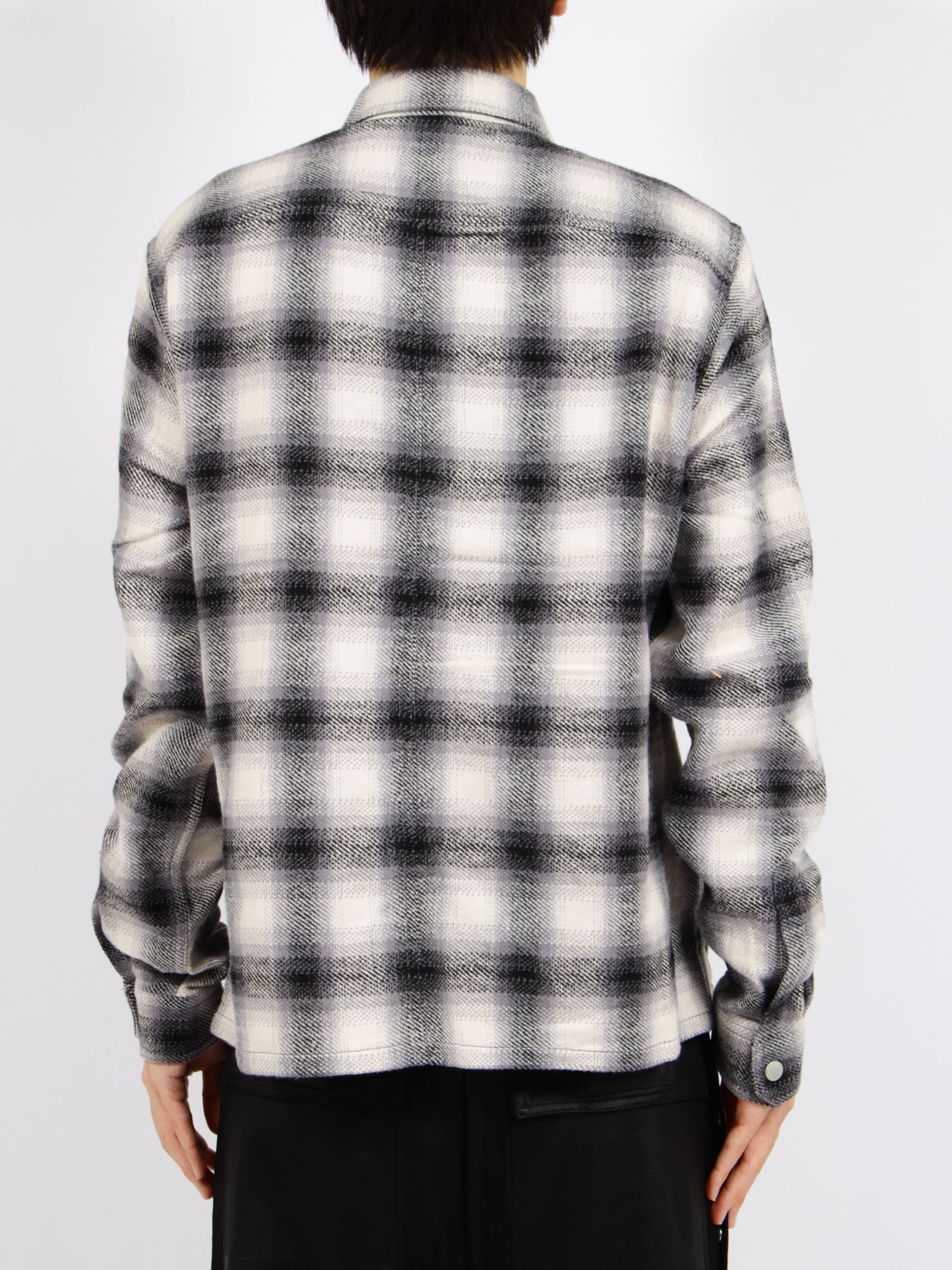 【26SS】クロップド アウター シャツ / CROPPED OUTERSHIRT / GREY OMBRE(グレー)