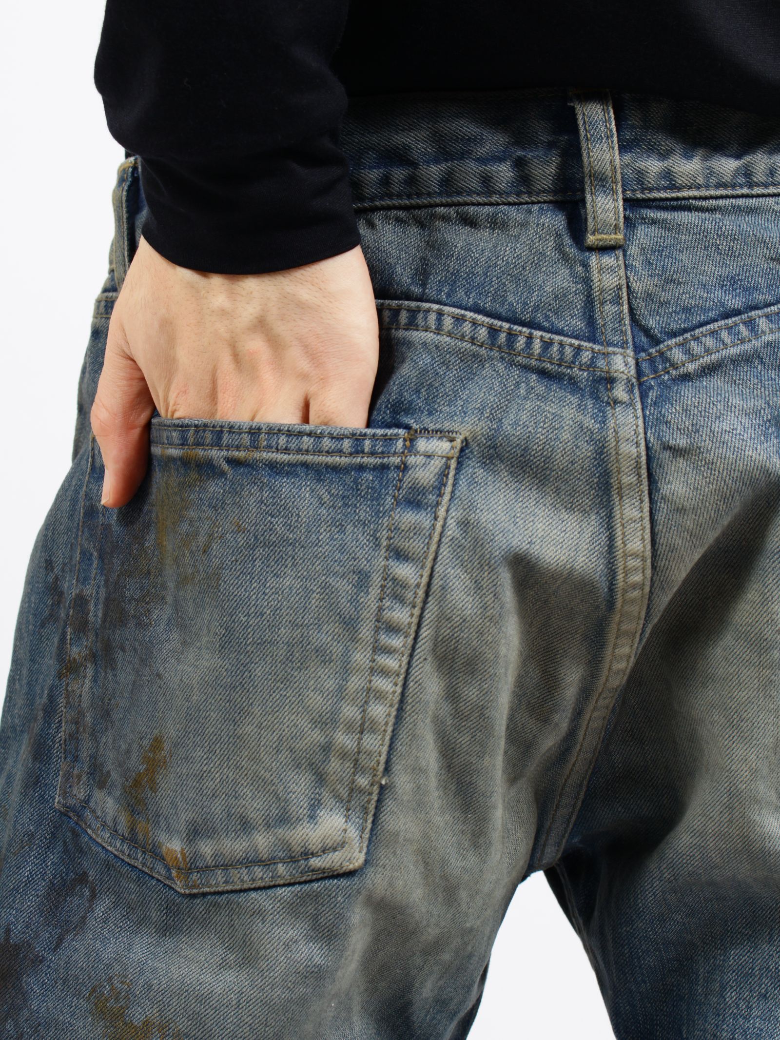 【26SS】カート ストレート デニム パンツ / KURDT / VINTAGE WASH(インディゴ)