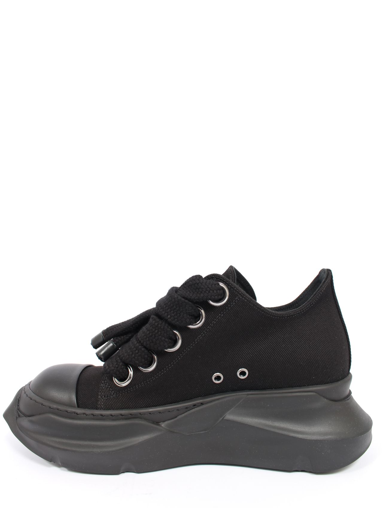 【25AW】 ジャンボレース アブストラクト ローカット スニーカー / JUMBOLACE ABSTRACT LOW SNEAKS / ブラック × ブラック