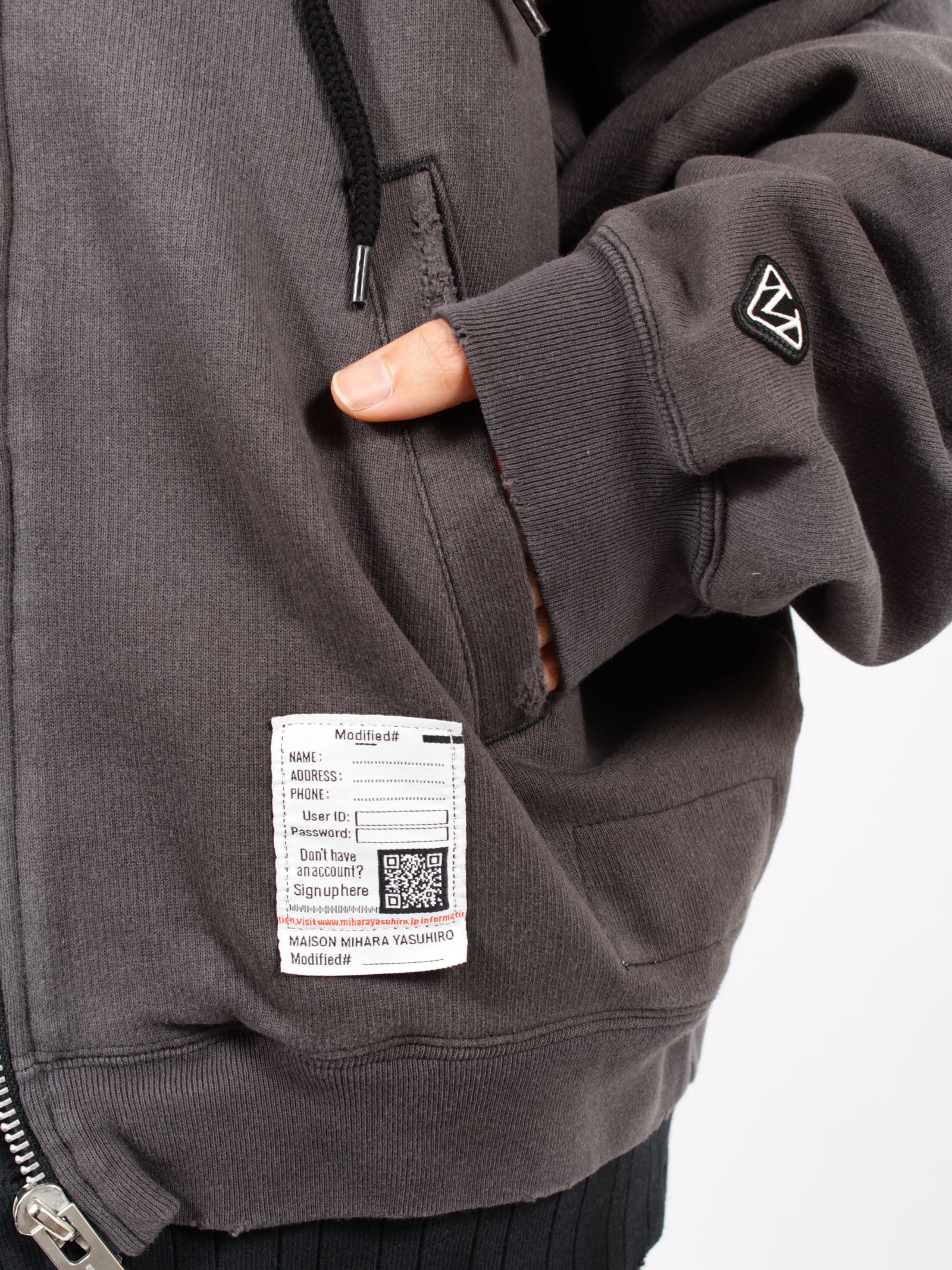 【26SS】トリプル レイヤード パーカー / TRIPLE LAYERED PK / ブラック