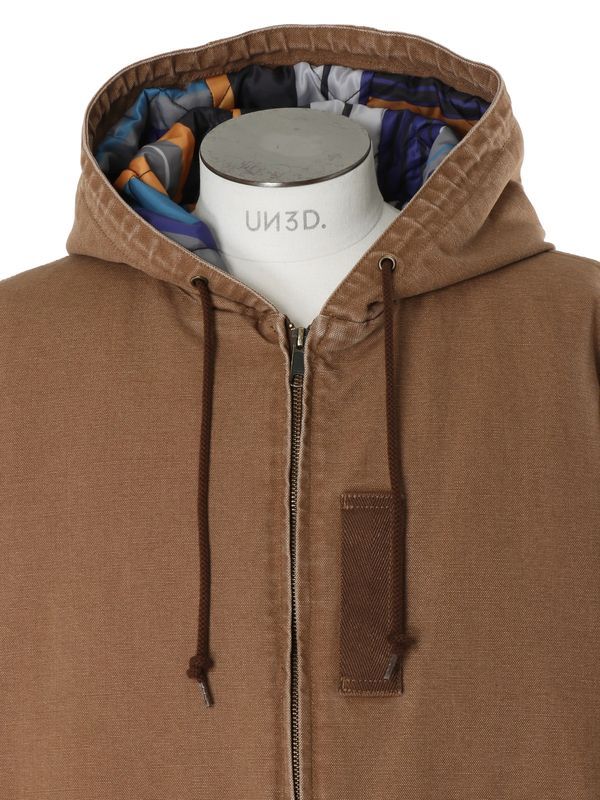 【26AW】 ダック フーディー ジャケット / DUCK HOODIE JACKET / ブラウン