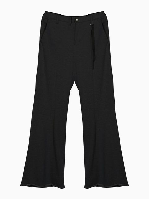 【26AW】ゲイター スウェットパンツ フレアパンツ / GAITER SWEAT PANTS / ブラック
