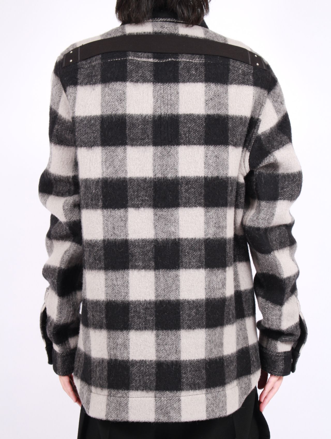 【25AW】チェック アウターシャツ / OUTERSHIRT / ブラック
