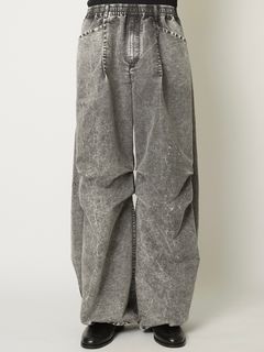 【26AW】タックド バルーン デニム / TUCKED BALLOON DENIM / ライト グレー
