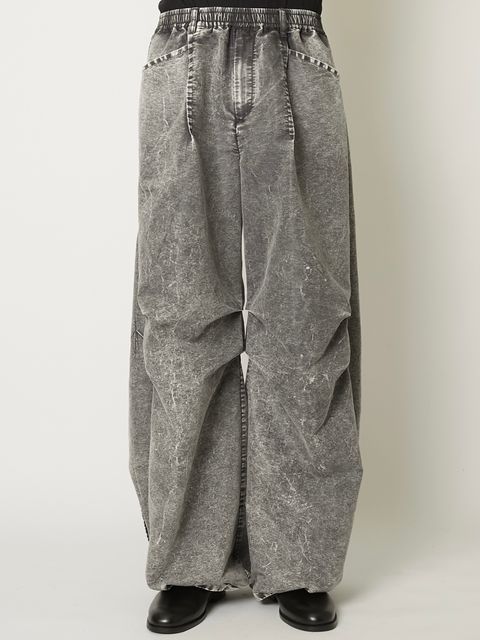 【26AW】タックド バルーン デニム / TUCKED BALLOON DENIM / ライト グレー