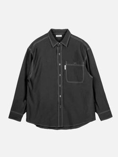 【24AW】ボーイフレンド ガールフレンド シャツ / BOYFRIEND GIRLFRIEND SHIRT / ブラック