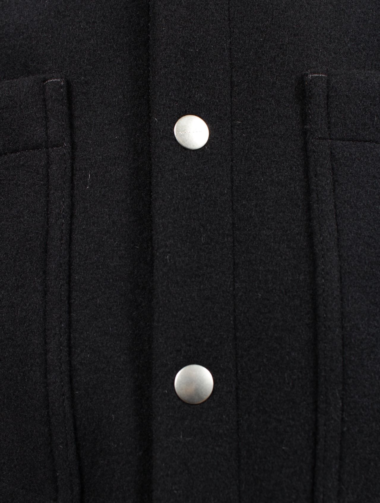 【25AW】ウール アウターシャツ / OUTERSHIRT / ブラック