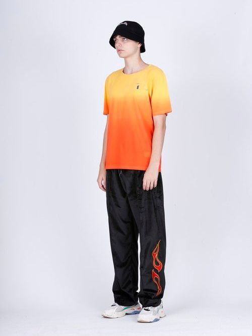 ベロア ヤンキー トラックパンツ YANKEE VELOUR TRACK PANTS / ブラック