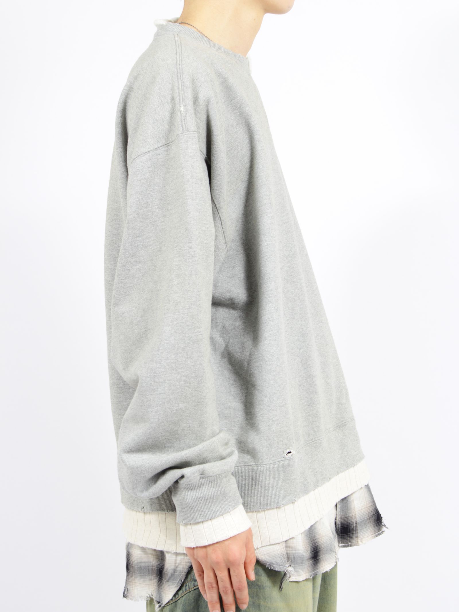 【26SS】トリプル レイヤード ポロ / TRIPLE LAYERED PO / グレー