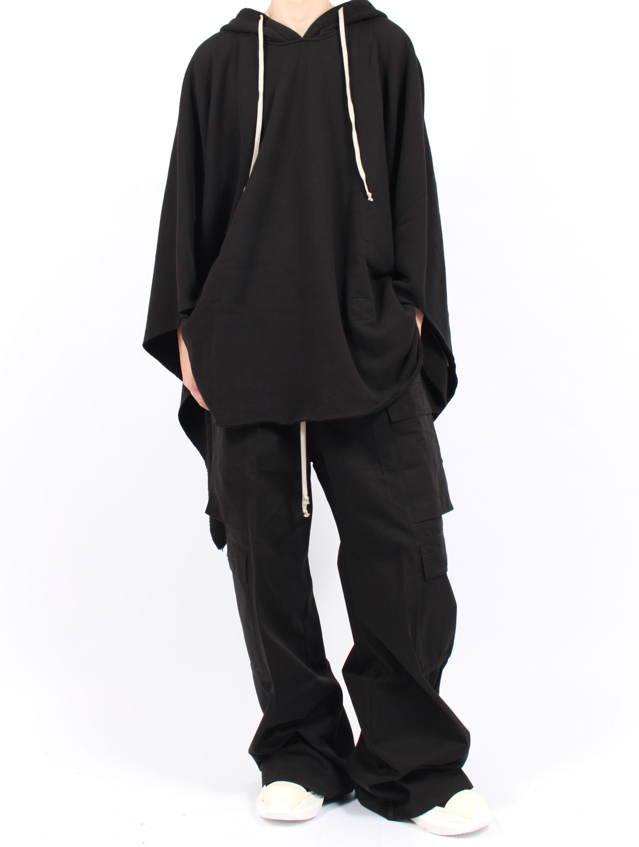 【25AW】スウェット ポンチョ / PONCHO / ブラック
