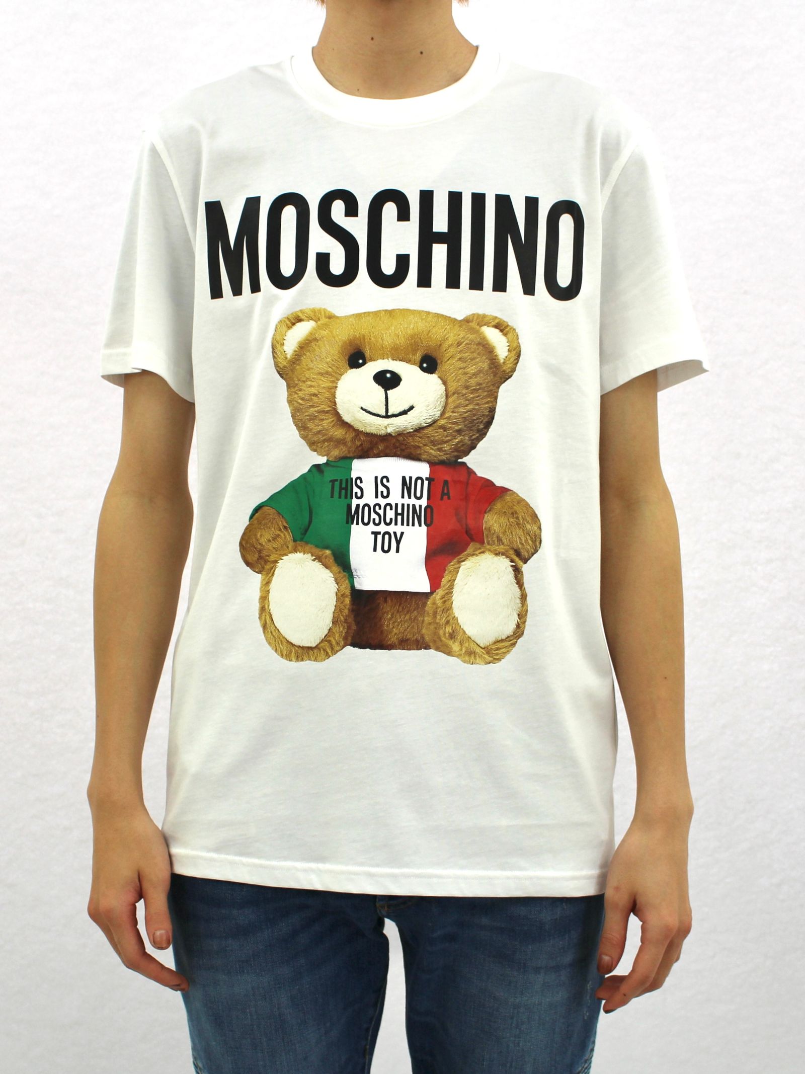 円高還元 MOSCHINO モスキーノ テディベア 長袖Tシャツ ad-naturam.fr