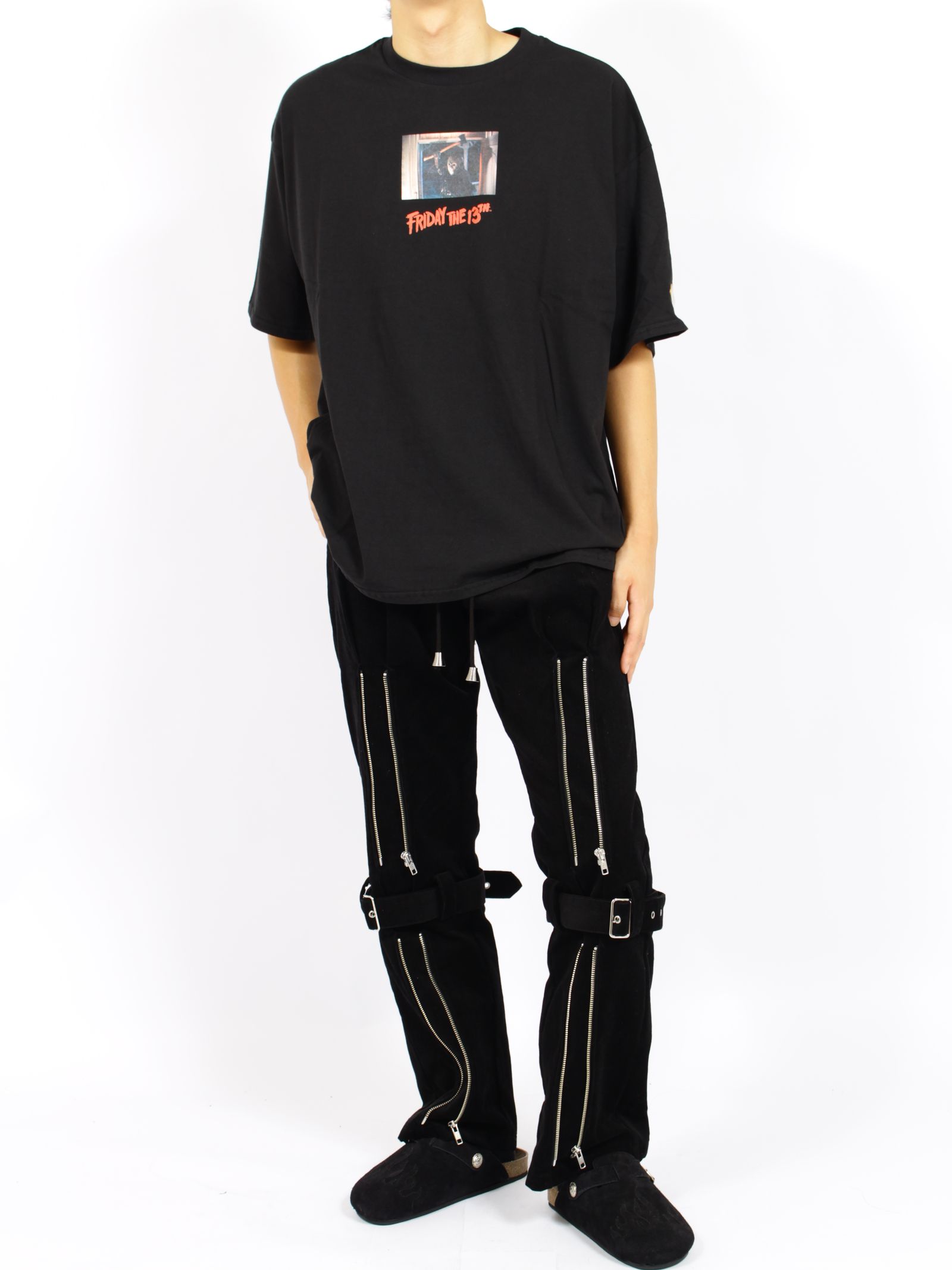【13日の金曜日コラボ】ムービー シーン Tシャツ / x FRIDAY THE 13TH MOVIE SCENE T-SHIRT / ブラック