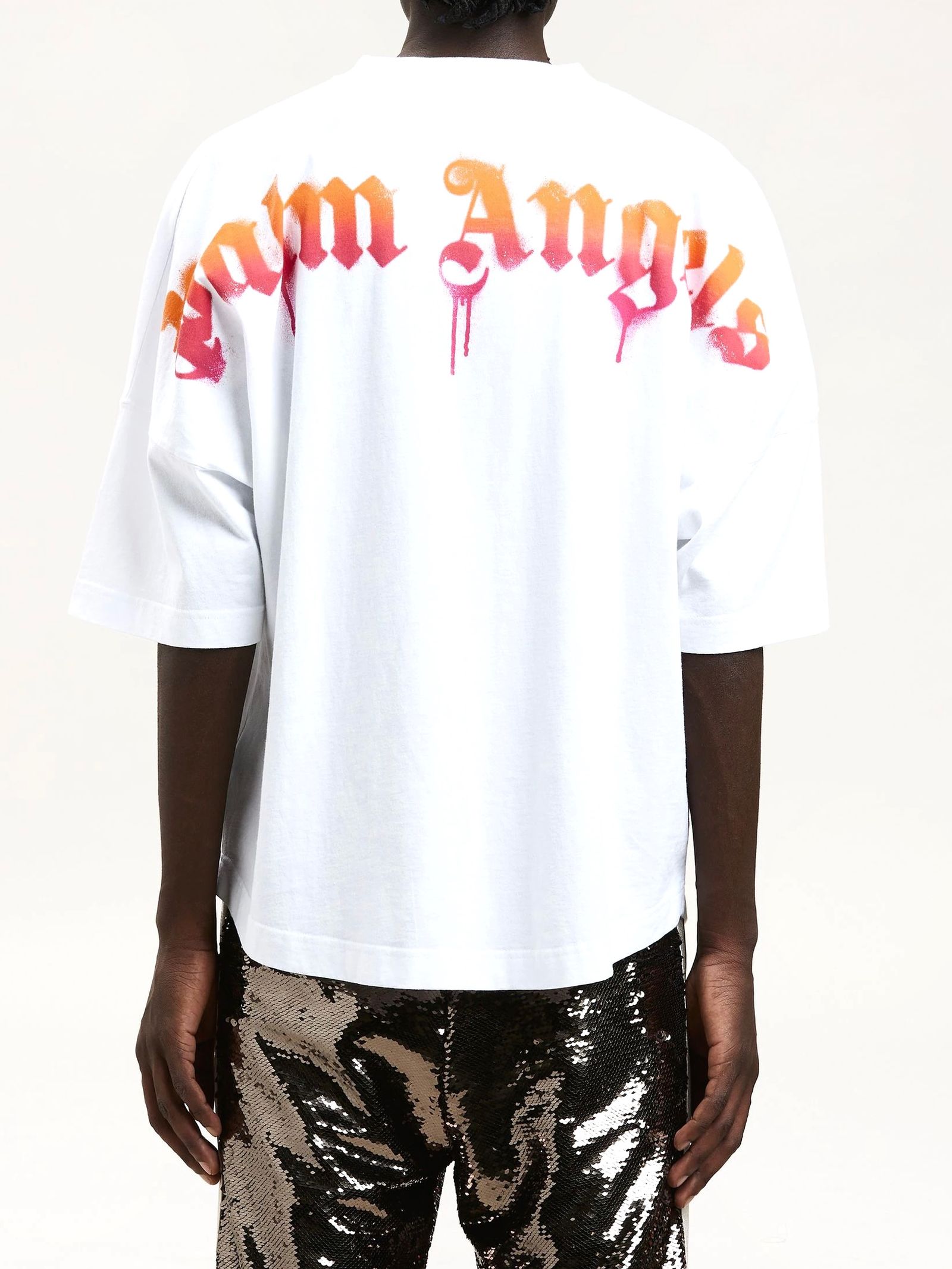 PALM ANGELS - 【22AW】スプレーロゴ オーバーサイズ Tシャツ